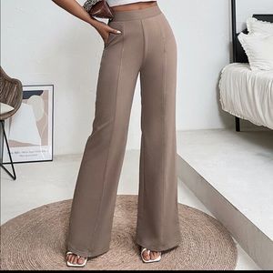 NWOT SHEIN Solid Flare Leg Pants